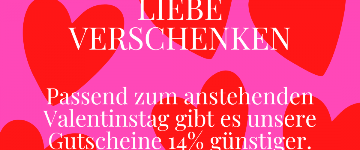 14% sparen zum Valentinstag!  Symbolfoto