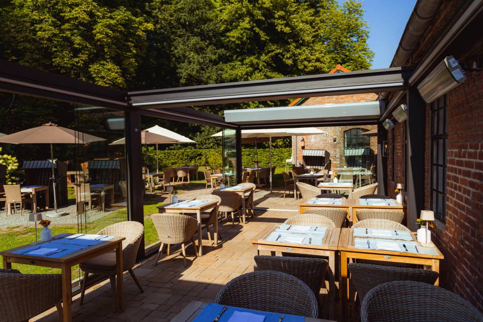 Landhaus Restaurant Gut Oehe Terrasse