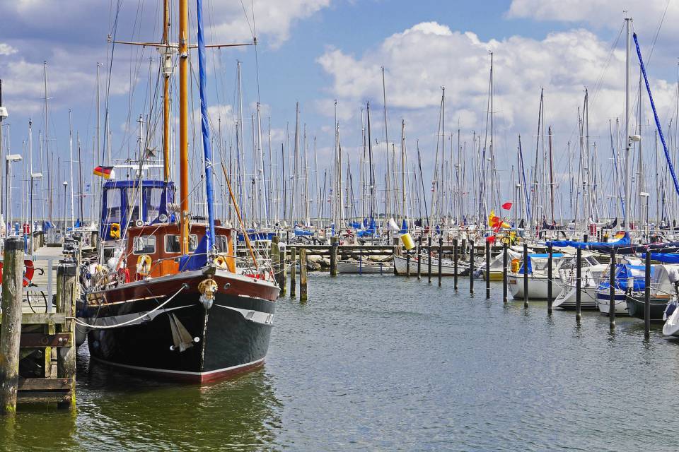 Maasholm Segeln Hafen