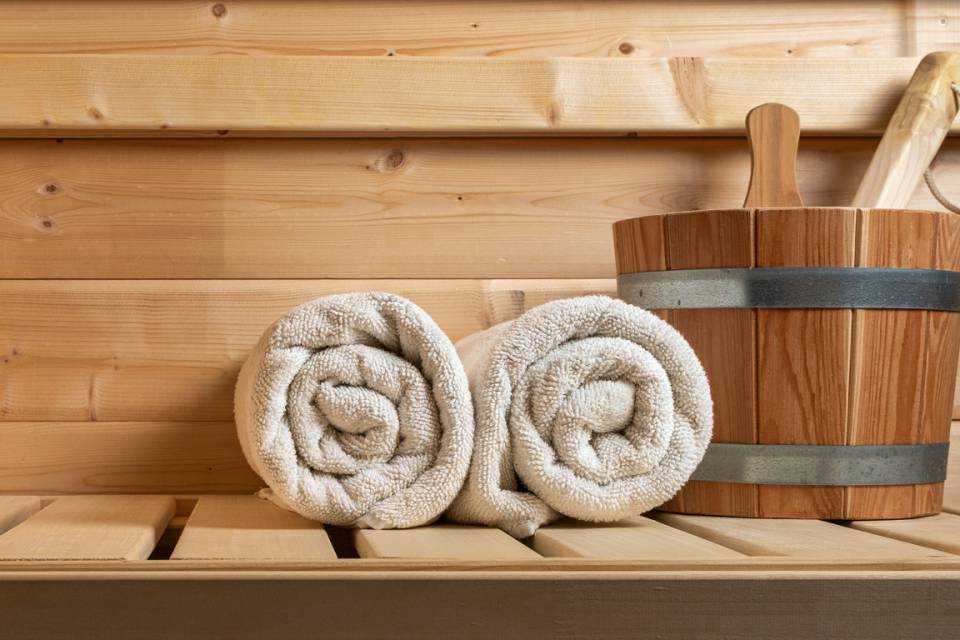 Fass-Sauna mit Ostseeblick - Gut Oehe