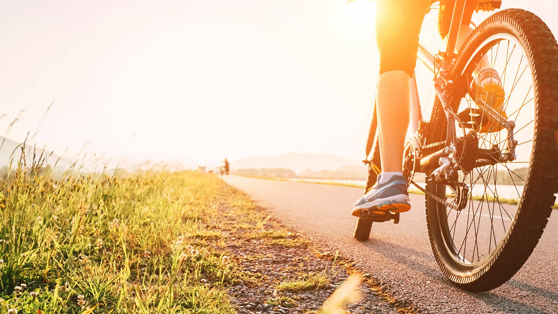 Fahrrad fahren an der Ostsee